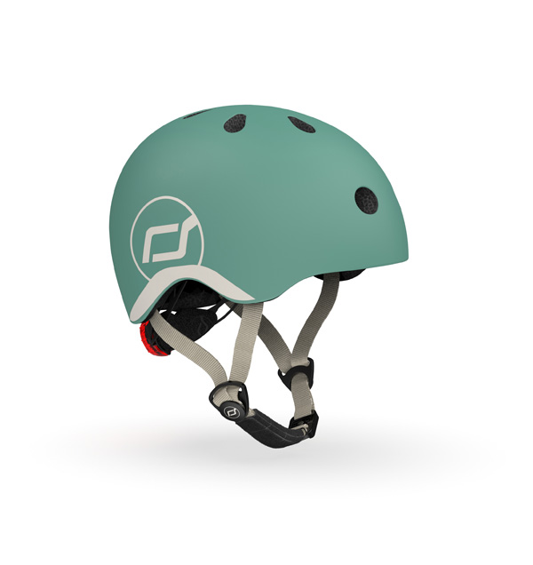 Casca de protectie pentru copii, cu sistem de reglare, Scoot & Ride Forest, XXS-S, 1 an+